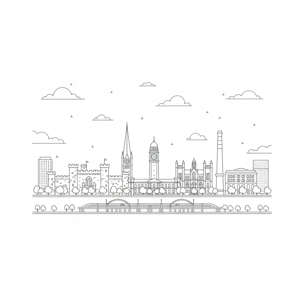 Nottingham skyline