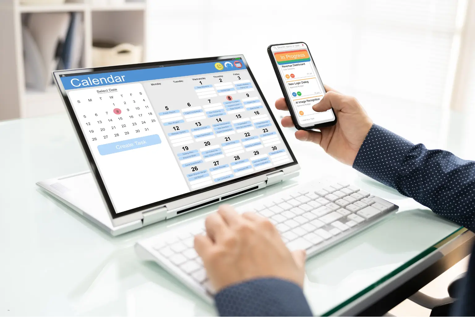 Flexible scheduling calendar